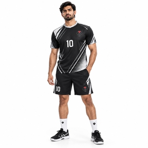 Conjunto de Dos Piezas de Jersey y Pantalones Cortos, Ligero, Cómodo, Ideal para Práctica de Balonmano, Equipación de Balonmano, Ropa Deportiva Premium - Product Image 5