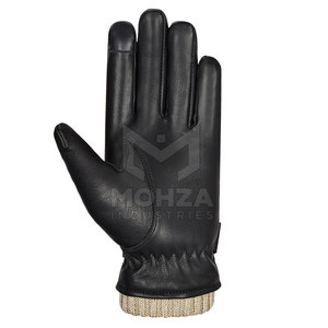 บริการ OEM ถุงมือหนังแบบเต็มนิ้ว ดีไซน์ใหม่ คุณภาพสูง สวมใส่สบาย รองรับหน้าจอสัมผัส เหมาะสำหรับเล่นกีฬา ใช้งานได้ทุกฤดู - Product Image 2