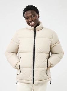 Blouson matelassé personnalisé pour homme, col mandarin, fermeture éclair, imperméable, d'hiver, style bulle, vêtement d'extérieur tendance, broderie - Product Image 6