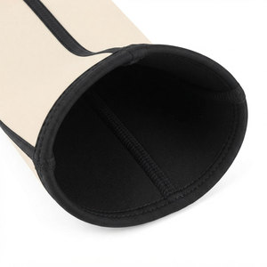 Codera de neopreno unisex color crema claro, de compresión, fácil de poner, protección para el brazo, equipo de entrenamiento de fuerza, protectores de codo - Product Image 3