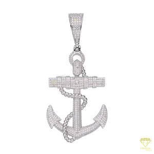 Pendentif Statement Iced Out avec Diamant de Laboratoire, Collier Bling Hip Hop de Luxe, Bijoux Urbains - Product Image 5