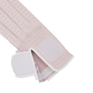 Gant de golf pour main droite en cuir véritable antidérapant à enfiler unisexe rose – Produit le plus vendu - Product Image 5