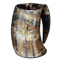 Mug en corne de buffle, mugs faits à la main, accessoires écologiques pour boissons