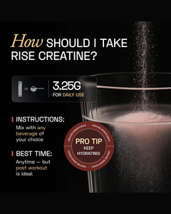 Creatina Monohidrato Premium RISE, Mejora la Energía, la Resistencia, la Recuperación y el Crecimiento Muscular Magro Durante el Entrenamiento - Product Image 5