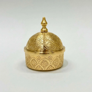Juego de 3 Tazones de Acero Inoxidable Desechables Personalizados para Servir Frutos Secos y Chocolate, Hechos a Mano, para Regalos de Eid Ramzan, Color Blanco - Product Image 2