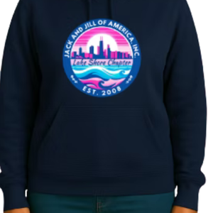 Women's Navy <b>Blue</b> Chapter Graphic Hoodie Casual Long Sleeve Pullover Everyday Streetwear Comfortable Lifestyle Clothing <b>Top</b> - Product Image 6
