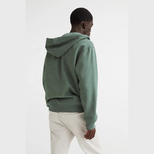Long Sleeve Casual Men Drop Shoulder Hoodies Sweatshirt Custom Street Wear Oversized Heavyweight Relax Fit Full Zip Hoodies - Product Image 2