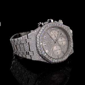 Top Quality Diamond <b>Watch</b> for Men with Luminous Hands and Durable Steel Case for Sports and Outdoor Use Available For Sale - Product Image 1