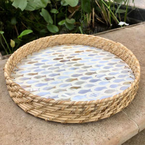 Las Mejores Bandejas de Servir de Ratán con Incrustaciones de Madreperla, Decoración de Alta Calidad y Durabilidad, Precio Atractivo para Platos y Decoración - Product Image 5