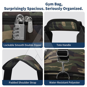 Heavy Duty Light Weight Gym <b>Bags</b> Waterproof Eco Friendly Gym <b>Bags</b> Online Sale Sublimated Gym <b>Bags</b> - Product Image 4