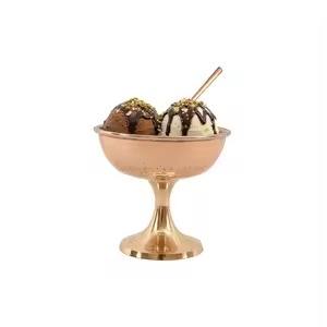 Tazón de metal de estilo clásico para servir helado, postres, en cafeterías y restaurantes - Product Image 5