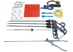 Caja de entrenamiento endoscópico tipo domo ovalado laparoscópico con herramientas y accesorios básicos - Product Image 3