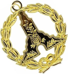 Collier maçonnique Grand Lodge Jewel - Matériel de Maître Garde en laiton, type de gemme sans pierre précieuse, chefs-d'œuvre - Product Image 2