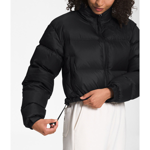 New High Quality Breathable Knitted <b>Cropped</b> <b>Puffer</b> <b>Jacket</b> Waterproof Casual Winter Women's Regular Fit - Product Image 5