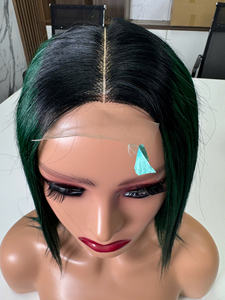 100% haute qualité Remy vert vietnamien tissage Extensions de cheveux humains Double extrémités dessinées os droit - Product Image 3