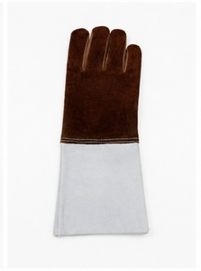 Gants de soudage TIG MIG en cuir de vachette et polaire de haute qualité, résistants, avec protection complète du pouce et anti-éclaboussures de métal fondu, personnalisables - Product Image 2
