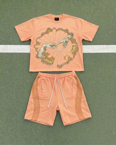 CLOVIX SPORTS Men Casual Summer Outfit Short Set Cotton T <b>Shirt</b> And Shorts Fashion Streetwear Clothing - Product Image 6