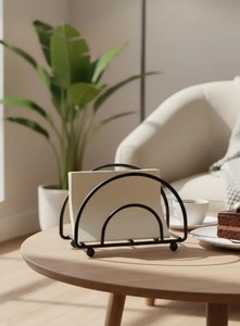 Top Demanded Decorative Iron Napkin Holder for Kitchen Counter Dining Table Restaurant Hotel Use Available for Bulk Quantity - Product Image 6