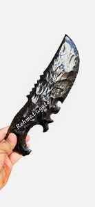 Collection de verres artisanaux façonnés à la main : Points, croissants de lune et lames personnalisées - Product Image 3