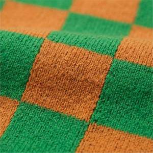 Cardigan en tricot à motif géométrique pour homme, vert et orange, manches longues, boutons sur le devant, pull d'automne - Product Image 5