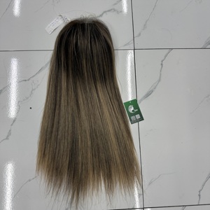 Cabello Humano Virgen Vietnamita Liso con Mechas Balayage, Extensiones de Cabello Natural Remy - Product Image 2