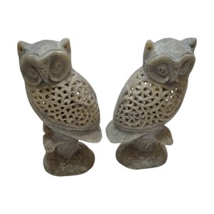 Meilleure Collection Produit de qualité supérieure Sculpture en stéatite Sculpture animale avec design élégant incurvé à la main pour cadeau de décoration de la maison - Product Image 5