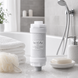 Filtro de Ducha Bevita PURE Mineral, Cartucho No Tóxico con Bolas Minerales Antibacterianas, Elimina Cloro e Impurezas, Libre de BPA - Product Image 2