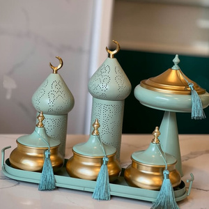 โคมไฟตั้งพื้นดีไซน์มินาเร็ตสวยงาม สำหรับตกแต่งในเทศกาลรอมฎอน อีด ฮัจญ์ ของตกแต่งงานเลี้ยง ของตกแต่งโต๊ะอาหารสุดหรู - Product Image 1