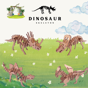 3D khủng long Skeleton Câu Đố giáo dục đồ chơi Set STEM Kit Học Tập cho trẻ em Montessori trò chơi học tập cho trẻ em - Product Image 5