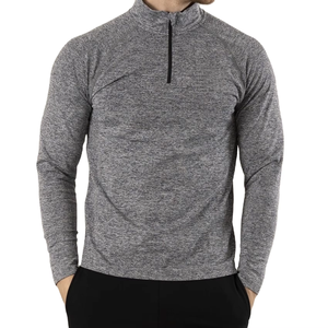 Camisetas de gimnasio de manga larga para hombre de la mejor calidad, alta demanda, últimas tendencias, antibacterianas, precio al por mayor, las mejores camisetas de gimnasio para hombre - Product Image 1