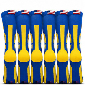 Calcetines de Baloncesto con Compresión Geométrica Personalizados, Calcetines Deportivos con Absorción de Impactos, Calcetines Deportivos de Alta Elasticidad para Hombre y Mujer, OEM - Product Image 4