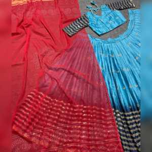 Lehenga-choli ชุดปาร์ตี้สไตล์แฟนซีสำหรับชุดไปคลับ - Product Image 4