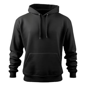 Sweat à capuche grande taille pour hommes Pull à capuche en polaire lourde avec cordon de serrage Hoodies en coton surdimensionnés Logo personnalisé - Product Image 1