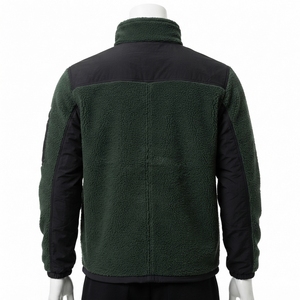 Veste en polaire thermique, tissu isolant chaud, construction douce au toucher, fermeture éclair intégrale, vêtements d'extérieur confortables pour l'hiver, OEM - Product Image 2