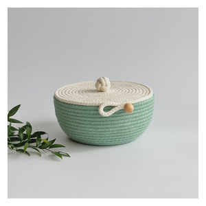 Multi Use Handmade Eco-Friendly Rattan Jute Yarn <b>Storage</b> Basket Set Customized Color Natural Fiber Organizer for Laundry <b>Storage</b> - Product Image 6