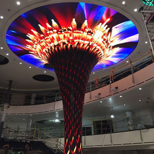 Pleine couleur <span class=keywords><strong>P5</strong></span> adhésif Flexible publicité affichage mince LED cristal Film écran LED magasin fenêtre affichage 3D - Product Image 5