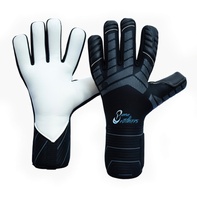 Guantes de Portero de Fútbol Profesionales, Blancos, Unisex, con Logotipo Personalizado OEM, Protección para los Dedos, Embalaje a Color, MOQ