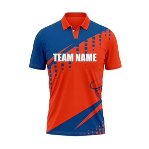 New Latest Design Breathable Eco-Friendly <b>Polyester</b> Plus Size Boy Adult Cricket Jersey <b>T</b>-<b>Shirt</b> Customized Casual Print Sport - Product Image 1