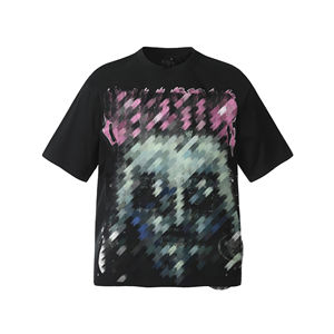 เสื้อยืดแขนกุดแฟชั่นลำลองผู้ชายใหม่ ผ้าฝ้าย 100% 320 กรัม พิมพ์ลายวินเทจสวยงาม ดีไซน์เรียบง่าย สไตล์ถัก - Product Image 2