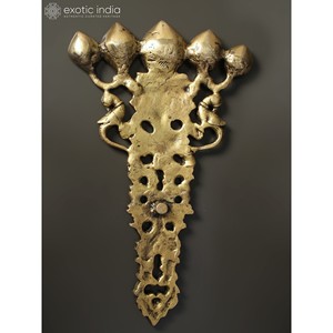 10 pulgadas latón Nagraj diseño Kapoor Aarti Diya hecho a mano incienso y difusor de aromaterapia para el hogar - Product Image 2