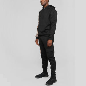 Luxury Genuine Leather Tracksuit <b>Men</b> Casual Full Zip Jacket And Matching Pants Set Private Label OEM Sample Service Available - Product Image 4