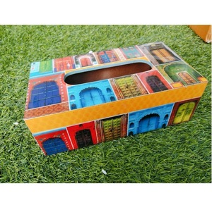MDF <b>Printed</b> Rectangular Baking Paint Multifunctional Handmade Kitchen Tabletop Non-folding Utensil Organizer Cutlery Holder <b>Rack</b> - Product Image 5