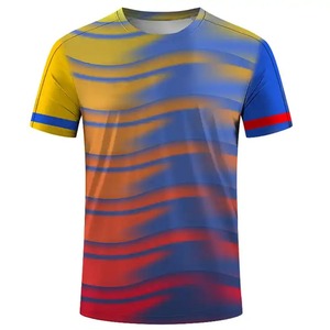 เสื้อยืดผู้ชายแฟชั่นฤดูร้อน ผ้าฝ้ายถัก 100% พิมพ์ลายแบบซับลิเมชั่น ขายดีที่สุด สวมใส่สบาย ระบายอากาศได้ดี คุณภาพสูง รับสั่งทำ - Product Image 2
