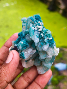 Green Heulandite <b>Crystal</b> <b>Cluster</b> Raw Stone Natural Mineral Specimen Art Collectible Himachal Brand <b>Crystal</b> Image - Product Image 3