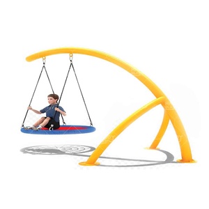 HP-OPSW 047 ชุดเครื่องเล่นสนามเด็กเล่นกลางแจ้ง ชุดสวิงผจญภัย โซนปีนป่ายสำหรับเด็กเล่น - Product Image 1