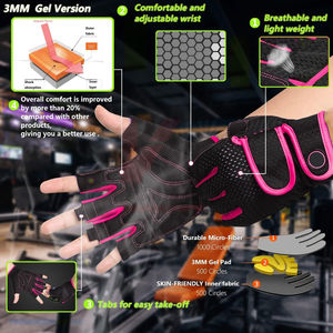 Guantes de Levantamiento de Pesas de Marca Privada, Diseño Ajustado para Cross-Training y Aeróbicos, Suministro de Fitness al por Mayor - Product Image 2