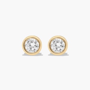 Luxury <b>Stud</b> <b>Earrings</b> Round Brilliant Cut Moissanite Diamonds For Women Sparkling <b>Earrings</b> For Daily Wear Parties And Gift Giving - Product Image 1