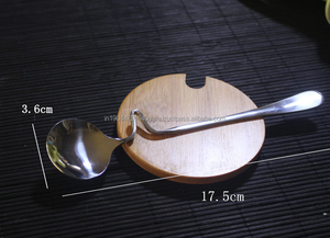 Cuillère suspendue à poignée incurvée élégante de luxe pour le restaurant d'hôtel de mariage de café de thé - Product Image 3