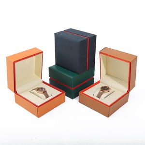 New Design PU Leather Single <b>Watch</b> Package Show Storage Box High End Luxury Man Smart <b>Watch</b> Organizer Box - Product Image 4