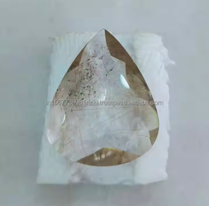 Increíble corte de rutilo de cobre para la fabricación de joyas, cabujones de rutilo de cobre, cabujón hecho a mano para collar colgante, piedra preciosa con parte posterior plana - Product Image 5